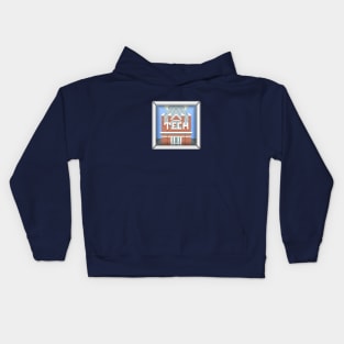 "Tech Tower" - WHITE BORDER Kids Hoodie